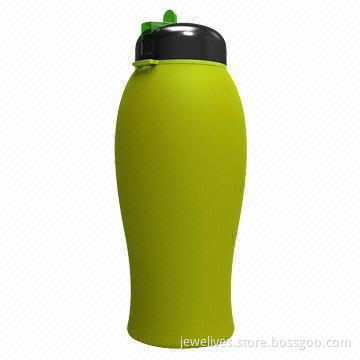 Easy carry outdoor silicone water bottles